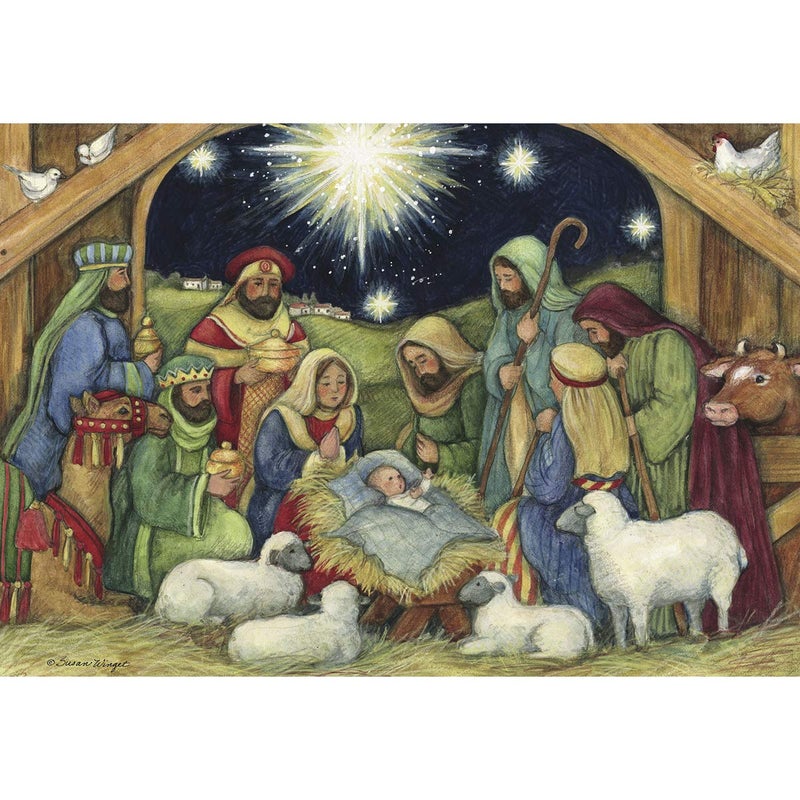 LANG Nativity 1000 Piece Jigsaw Puzzle - Image 2